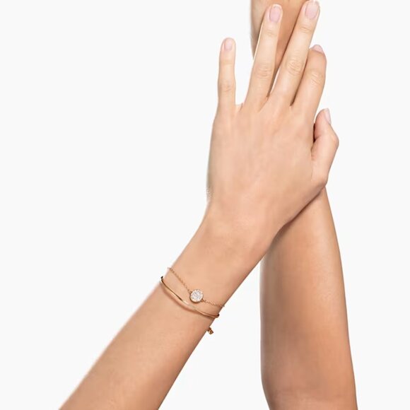 SWAROVSKI Sublima bangle White, Rose gold-tone plated - Picture 1 of 10